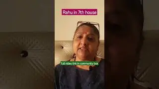 Rahu in 7th house #houseastrology