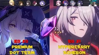 E0S0 PREMIUM DOT TEAM & E0S1 ACHERON HYPERCARRY TEAM VS MOC 12 (MOBILE GAMEPLAY)