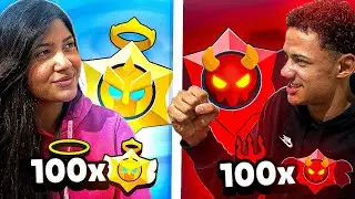 100 STARS DROPS 👹 VS 100 STAR DROPS 😇