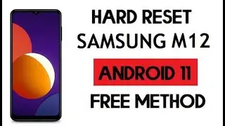 Samsung Galaxy M12 pattern lock/Reset Google Account Lock | Android 11 R | Samsung M12  Unlock