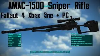 AMAC-1500 Mod Fallout 4 Xbox One (XB1) And PC #Fallout4 #Fallout4Mods #AMAC1500