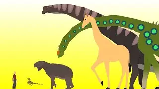 prehistoric animals & dinosaurs 4 | size comparison
