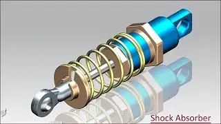 Shock Absorber Assembly Designing || Siemens NX Tutorial