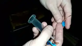 Самодельный выключатель из шприца