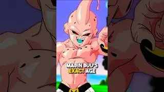 How Old Is Majin Buu EXACTLY? #shorts #dragonball