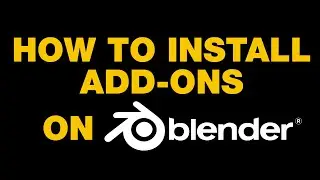 How to Install any Add-ons on Blender