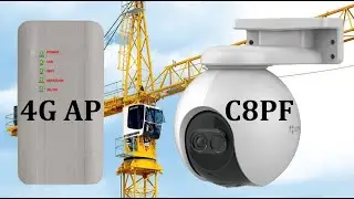 Пример использования всепогодной мобильной точки доступа ViGUARD 4G AP с видеокамерами.