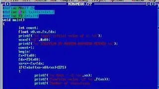 Newton-Raphson Method in Numerical Methods C Program | NPR Technology