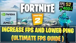 Fortnite Chapter 2 - INCREASE FPS AND LOWER PING ( FIX FPS STUTTER )  in Season 11