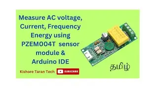 Measure voltage , Current, Frequency , Power factor and Energy consumed by single module. PZEM004t