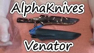 AlphaKnives /// Venator /// Арктический лед и кевлар...