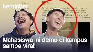 DEMO DAN SEMPET VIRAL DI TWITTER, SEKARANG MALU? | KEMINTER