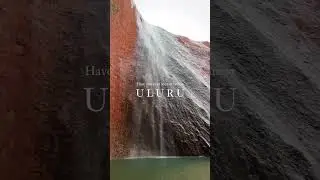 Did you know that only 1% of visitors to Uluru see the stunning waterfalls resulting from rainfall?