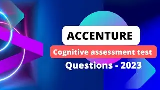 🌟ACCENTURE ASSESSMENT TEST QUESTIONS - 2023