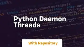 Python daemon threads