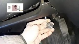 Lada Granta (2190)  Ошибка Р0504 - Датчик педаль тормоза + электросхема.