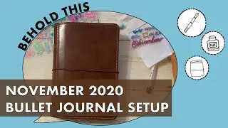 November 2020 Bullet Journal Setup