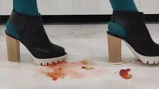 crushing fruit sound experiment asmr