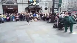 Kingcorville doing the Gangnam style in London - May 2013