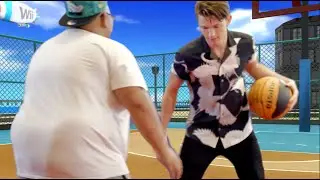 Ned vs. Spider-Men in Wii Sports Basketball