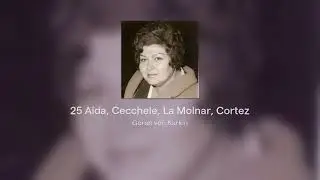 25 Aida, Cecchele, La Molnar, Cortez