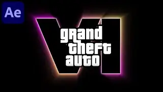 GTA 6 Logo Reveal Animation in After Effects - After Effects Tutorial