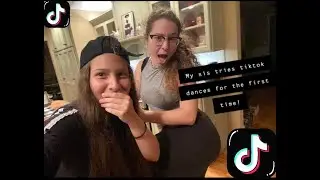 TEACHING MY SISTER TIKTOK DANCES! | BLOOPERS AT THE END! |