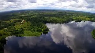 （ВАЛДАЙ  ОЗЕРО СЕРЕДЕЙСКОЕ）2019              ПОЛЕТ КВАДРОКОПТЕРА