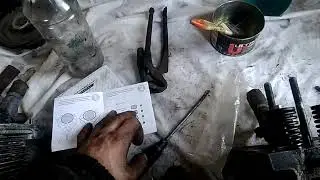 Выпресовка направляющих и установка колец мотордеталь в трактор т-25