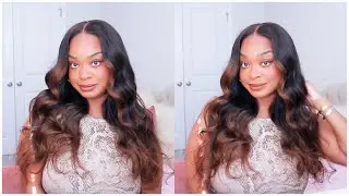 Such a beautiful LOW MAINTENANCE Wig | Install and style  ft. Unice Hair