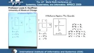 Workshop on Sign and Space (Part 2/2) by Prof. Kauffman