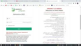 How to Fill University of Karachi Admission form   uok admission form 2024