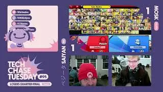 ベジータ | Saiyan (Mario) vs Mosk (Steve) | Losers Quarters | Tech Chase Tuesday 95
