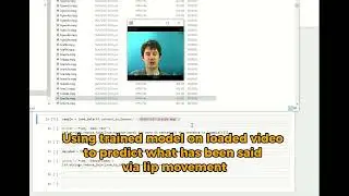 AMKP Lipnet Project using tensorflow and OpenCV to recognise lipreading for the hearing impaired.