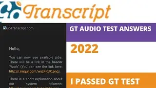 GoTranscript Audio test answers Feb 27th, 2022 | Audio test GoTranscript.com |