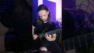 Crazy sweep picking arpeggio #shorts