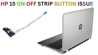 HP 15 Series Laptop Power Button On Off Issue | How To Open Fully Laptop