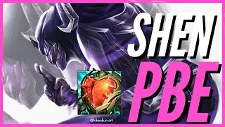 Playing Shen in PBE: New items, skins, and more!