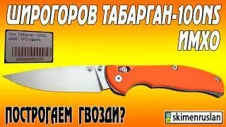 Широгоров Табарган 100NS IMHO или построгаем гвозди?