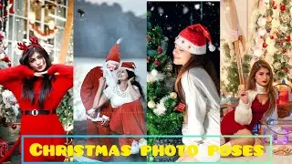 Christmas photoshoot poses ideas 2022 || Merry Christmas photoshoot #photography