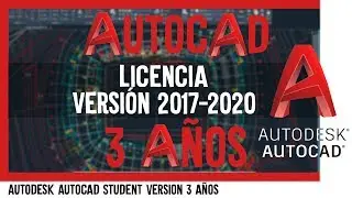 AutoCAD for 3 YEARS Student License / AutoCAD 2020 / AutoDesk AutoCAD Student Software