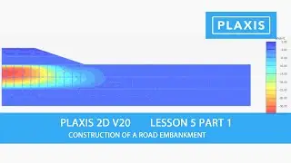 Plaxis 2D V20: Lesson 5 Construction of a Road Embankment Part 1/2