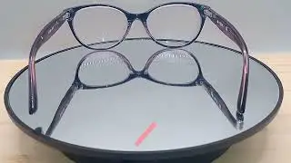 Vogue Vintage VO2962 2267 Blue Purple Full Rim Oval Eyeglasses Frames