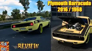 Plymouth Barracuda 2016 / 1968 - Euro Truck Simulator 2 | Review | Old-School car| (1.43.x)