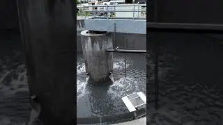 Reflektör yapısı çamur çöktürme havuzu Gezer Köprü çamur sıyırıcı
