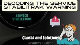 Service StabiliTrak Warning Message On a Car: Their Causes and Solutions