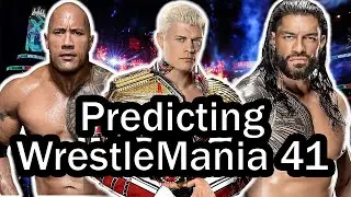 WrestleMania 41 Predictions WAY to Early! - After SummerSlam 2024