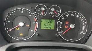 Ford Fiesta 1,4 TDCi Cold start -13°C