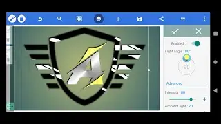 Pixel lab emboss error solved/A logo design in pixellab on android