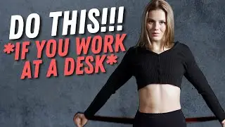 6 Easy Stretches YOU MUST DO if you work from home (ROUNDED SHOULDERS)